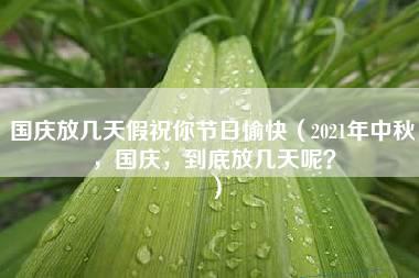 国庆放几天假祝你节日愉快（2021年中秋，国庆，到底放几天呢？）