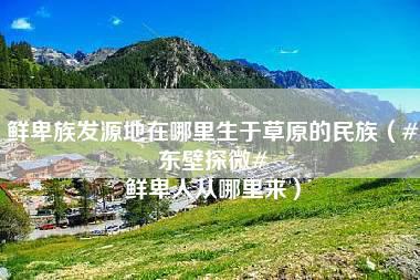 鲜卑族发源地在哪里生于草原的民族（#东壁探微# 鲜卑人从哪里来）