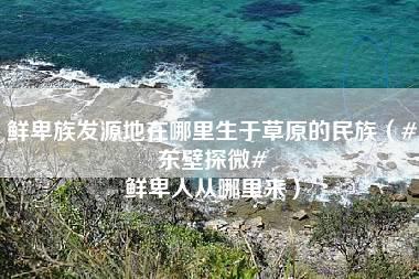 鲜卑族发源地在哪里生于草原的民族（#东壁探微# 鲜卑人从哪里来）