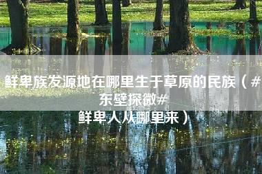 鲜卑族发源地在哪里生于草原的民族（#东壁探微# 鲜卑人从哪里来）