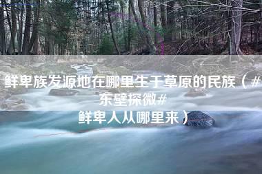 鲜卑族发源地在哪里生于草原的民族（#东壁探微# 鲜卑人从哪里来）