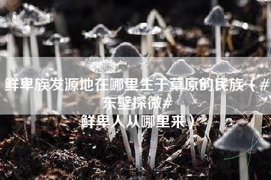 鲜卑族发源地在哪里生于草原的民族（#东壁探微# 鲜卑人从哪里来）