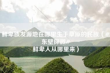 鲜卑族发源地在哪里生于草原的民族（#东壁探微# 鲜卑人从哪里来）