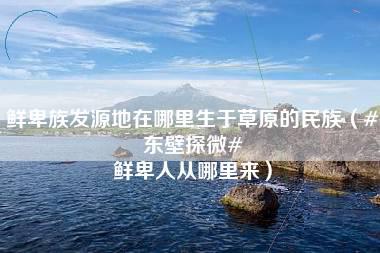 鲜卑族发源地在哪里生于草原的民族（#东壁探微# 鲜卑人从哪里来）