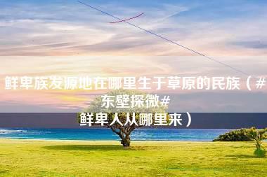 鲜卑族发源地在哪里生于草原的民族（#东壁探微# 鲜卑人从哪里来）