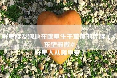 鲜卑族发源地在哪里生于草原的民族（#东壁探微# 鲜卑人从哪里来）