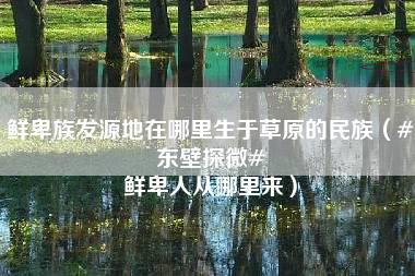 鲜卑族发源地在哪里生于草原的民族（#东壁探微# 鲜卑人从哪里来）