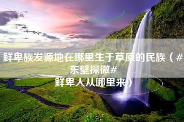 鲜卑族发源地在哪里生于草原的民族（#东壁探微# 鲜卑人从哪里来）