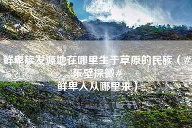 鲜卑族发源地在哪里生于草原的民族（#东壁探微# 鲜卑人从哪里来）