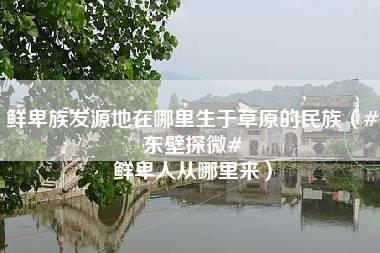 鲜卑族发源地在哪里生于草原的民族（#东壁探微# 鲜卑人从哪里来）