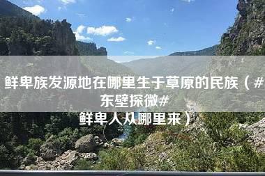 鲜卑族发源地在哪里生于草原的民族（#东壁探微# 鲜卑人从哪里来）